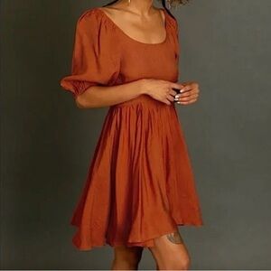 Mia Joy Joyfolie Genesis Dress in Terracotta Size Small